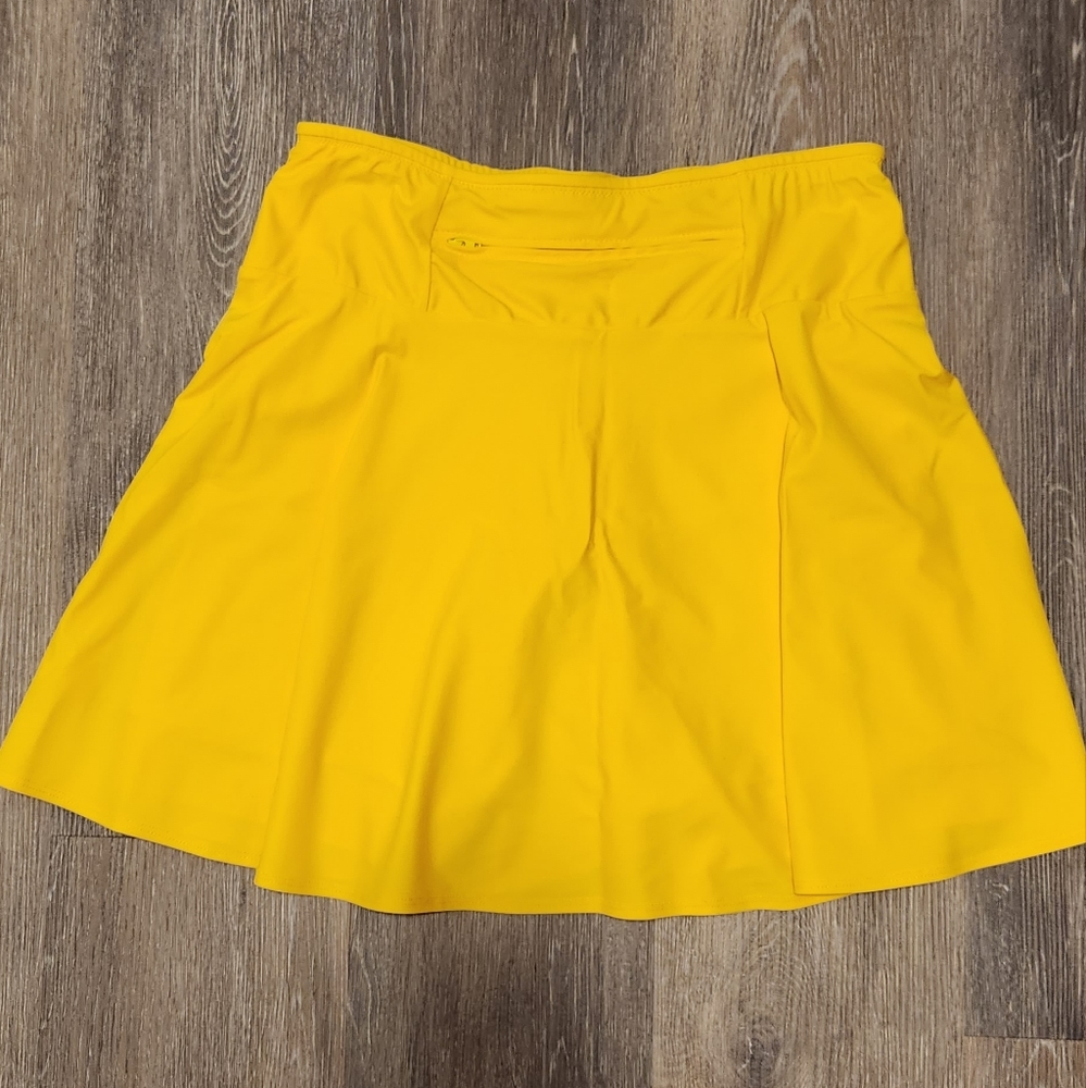 Sparkle Skirts yellow running skirt